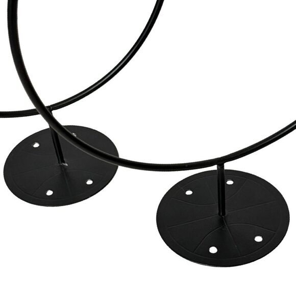 Wallniture Sporta Wall Mounted Storage Sports Ball Holder Display Steel Black 2 - Picture 3 of 10